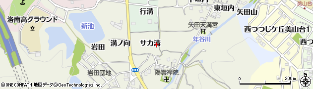京都府亀岡市上矢田町（サカ溝）周辺の地図