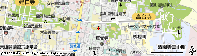 AKAGANE RESORT KYOTO HIGASHIYAMA 1925周辺の地図
