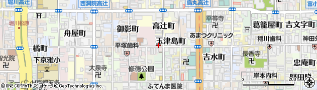 京都府京都市下京区中野之町190周辺の地図
