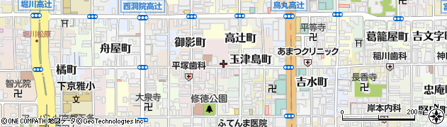 京都府京都市下京区中野之町181周辺の地図