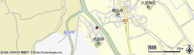 滋賀県蒲生郡日野町清田1366周辺の地図