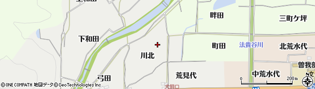 京都府亀岡市曽我部町犬飼（川北）周辺の地図