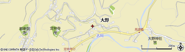 静岡県伊豆市大野1086周辺の地図