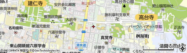 京都府京都市東山区下弁天町57周辺の地図