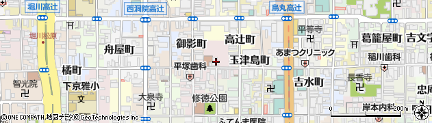 京都府京都市下京区中野之町175周辺の地図