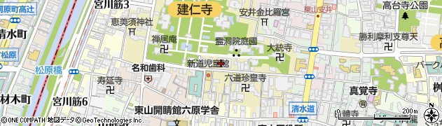 祇園丸山　建仁寺店周辺の地図