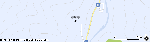 感応寺動物霊園周辺の地図