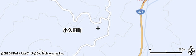 愛知県岡崎市小久田町（小節堂）周辺の地図
