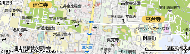 京都府京都市東山区下弁天町55周辺の地図
