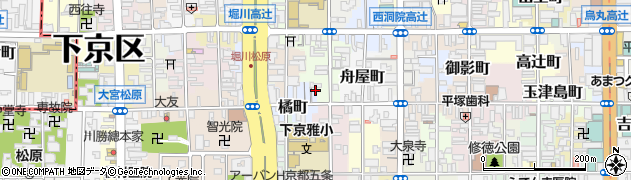 京都府京都市下京区橘町50周辺の地図