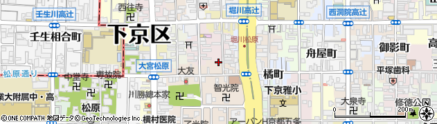 京都府京都市下京区吉文字町471周辺の地図