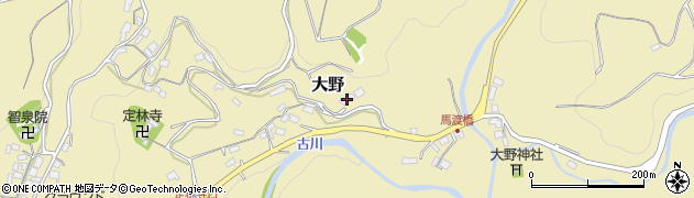 静岡県伊豆市大野1120周辺の地図