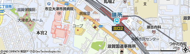 京滋マツダ大津店周辺の地図