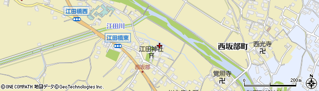 三重県四日市市西坂部町3666周辺の地図
