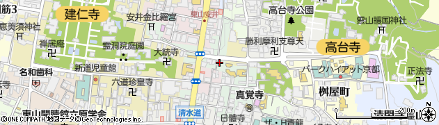 京都府京都市東山区下弁天町58周辺の地図