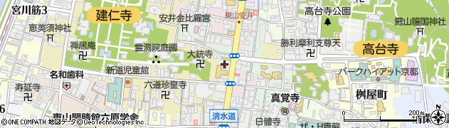 京都府京都市東山区下弁天町54周辺の地図