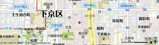 京都府京都市下京区吉文字町468周辺の地図