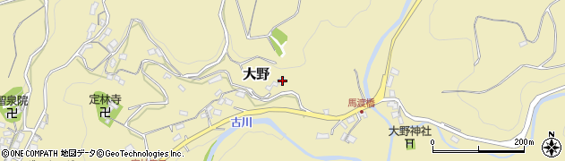 静岡県伊豆市大野1125周辺の地図