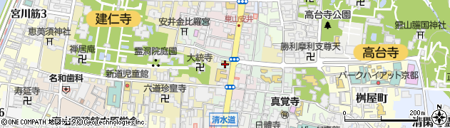 京都府京都市東山区下弁天町53周辺の地図