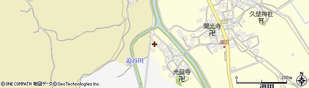 滋賀県蒲生郡日野町清田1391周辺の地図