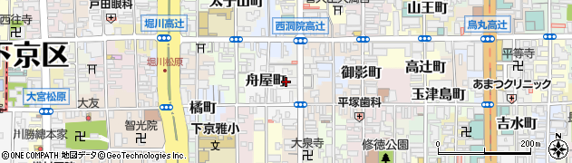 京都府京都市下京区高辻西洞院町周辺の地図