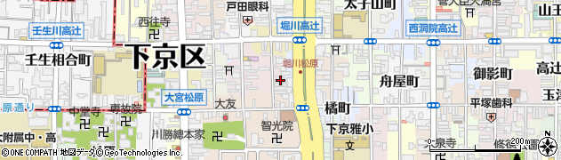 京都府京都市下京区吉文字町462周辺の地図