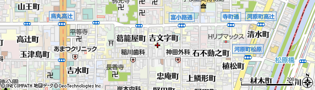 京都府京都市下京区吉文字町446周辺の地図