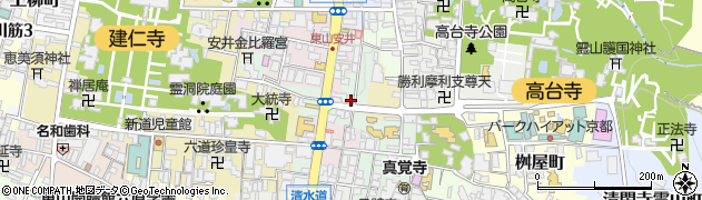 京都府京都市東山区下弁天町59周辺の地図