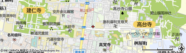 京都府京都市東山区下弁天町62周辺の地図