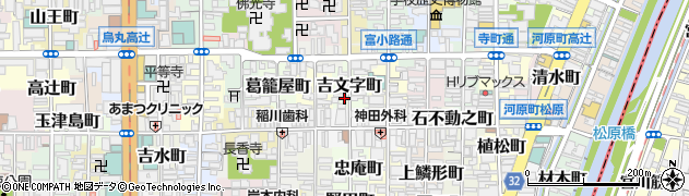 京都府京都市下京区吉文字町444周辺の地図