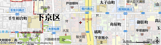京都府京都市下京区吉文字町460周辺の地図