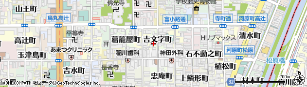 京都府京都市下京区吉文字町442周辺の地図