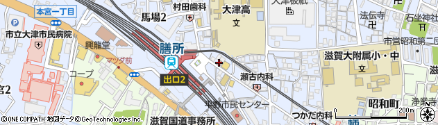 大津膳所駅前郵便局 ＡＴＭ周辺の地図
