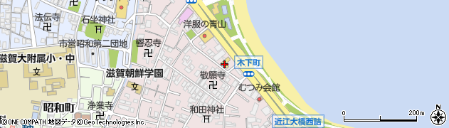 近江熟成醤油ラーメン 十二分屋 膳所店周辺の地図