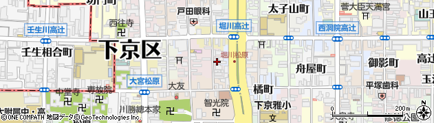 京都府京都市下京区吉文字町458周辺の地図