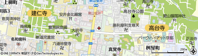 京都府京都市東山区下弁天町60周辺の地図
