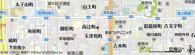 京都府京都市下京区小島町周辺の地図