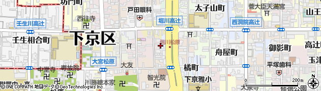 京都府京都市下京区吉文字町454周辺の地図