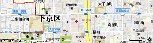 京都府京都市下京区吉文字町457周辺の地図