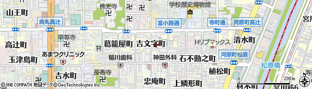 京都府京都市下京区吉文字町439周辺の地図
