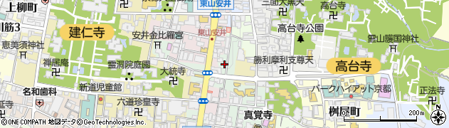 京都府京都市東山区下弁天町61周辺の地図