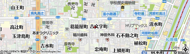 京都府京都市下京区吉文字町438周辺の地図