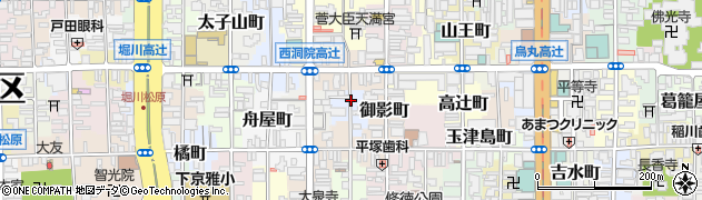 京都府京都市下京区菊屋町周辺の地図