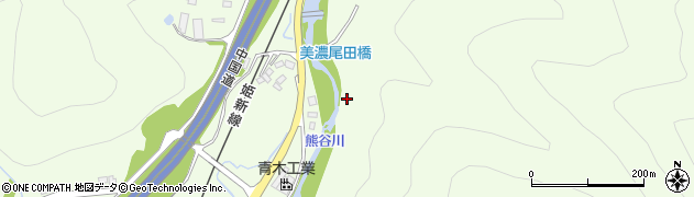 熊谷川周辺の地図