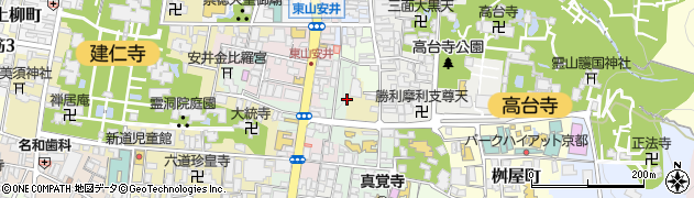 京都府京都市東山区下弁天町63周辺の地図