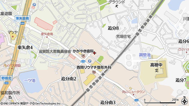 〒525-0048 滋賀県草津市追分南の地図