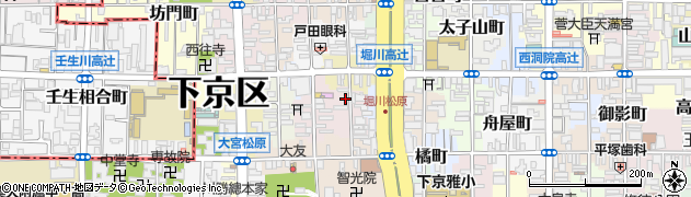 京都府京都市下京区吉文字町451周辺の地図
