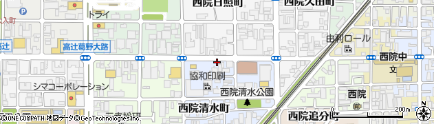 おそうじ本舗　嵯峨嵐山店周辺の地図