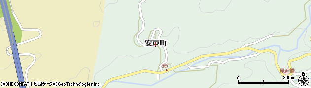 愛知県岡崎市安戸町周辺の地図