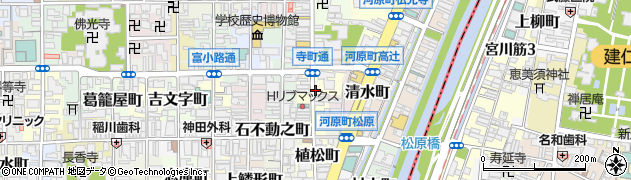 じゅうじゅう 寺町店周辺の地図